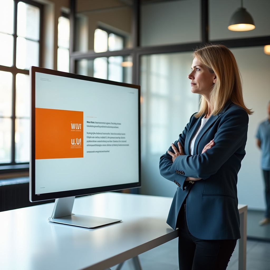 Schermata di un corso online su tecniche di presentazione con slide efficaci